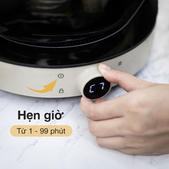 Bếp từ đơn Lumias LK24-220E màu trắng / LK24-220W màu be sữa