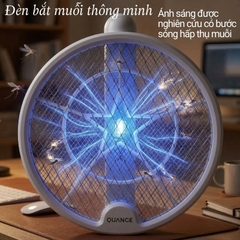 Vợt muỗi đa năng gấp gọn Quange SW1 – Vừa là vợt muỗi, vừa là đèn bắt muỗi tự động