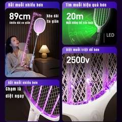 Vợt muỗi Qualitell L1 ZSS220907 Pin 2000mAh