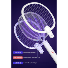 Vợt kiêm đèn bắt muỗi Milife B2