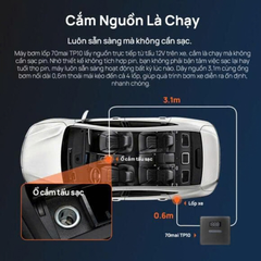 Bơm lốp xe ô tô mini tự động 70mai TP10