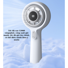 Quạt cầm tay mini Qualitell Y3 GXF06 10W Pin 3000mAh