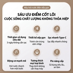 Máy Bơm nước mini tại vòi Quange điện áp 5V-1A,công suất 4W có thể gấp gon