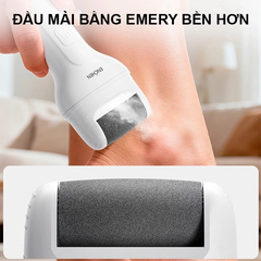 Máy Chà Gót Chân ENCHEN ROCK 2 | Không Dây, 2 Tốc Độ, Đầu Mài Emery Xoay 360 Độ, Pin Trâu 1200mAh