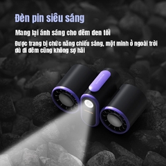 Quạt tích điện kẹp cài áo, để bàn Pinjing out door fan HX157