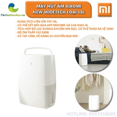 Máy hút ẩm Xiaomi NEW WIDETECH loại 18L thông minh kết nối app chạy êm