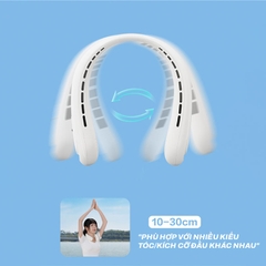 Quạt đeo cổ Qualitell H4 ZSM240614 pin 2000mAh