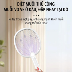 Vợt kiêm đèn bắt muỗi Milife B2