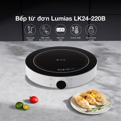 Bếp từ đơn Lumias LK24-220E màu trắng / LK24-220W màu be sữa