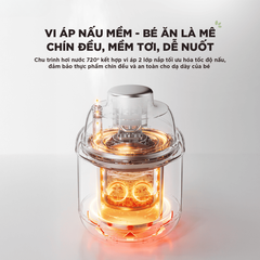 Máy xay nấu thức ăn, máy xay ăn dặm 350ml Bear BFM-045KN