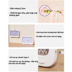 Đèn bắt muỗi Qualitell K6 ZSC242115 Pin 2000mAh