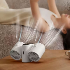 Quạt tích điện kẹp cài áo, để bàn Pinjing out door fan HX157
