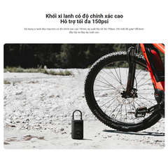 Máy bơm điện tử  Portable Electric Air Compressor 2｜Tự ngắt khi đủ áp｜Hiển thị áp suất số｜Nhỏ gọn, dễ mang theo