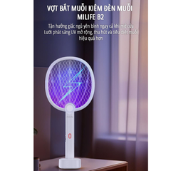 Vợt kiêm đèn bắt muỗi Milife B2