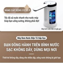 Máy Bơm nước mini tại vòi Quange điện áp 5V-1A,công suất 4W có thể gấp gon