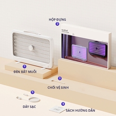 Đèn bắt muỗi Qualitell K6 ZSC242115 Pin 2000mAh