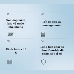Bàn chải chuyên dụng cho răng chỉnh nha, niềng răng đầu bàn chải chữ U