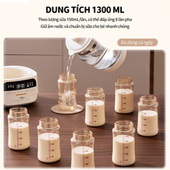 Máy đun nước pha sữa thông minh Bear WW-5H12N