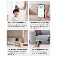Máy đo chiều cao, thước đo khoảng cách Atuman HM1, đo tối đa 50m, độ chính xác cao, kết nối app