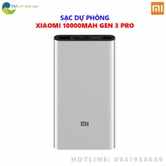 Pin sạc dự phòng xiaomi type C 18W 10000mah gen 3 Pro