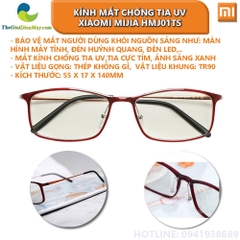 Kính mắt chống tia UV, ánh sáng xanh Xiaomi Mijia HMJ01TS