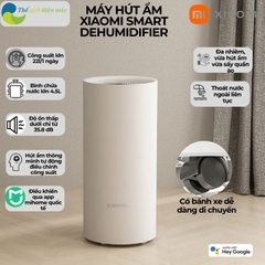 Máy Hút Ẩm Xiaomi 22L Smart Dehumidifier Bình chứa 4.5L  Điều Khiển App Mi Home sấy Quần Áo bảo hành 12 tháng