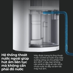 Máy Hút Ẩm Xiaomi 22L Smart Dehumidifier Bình chứa 4.5L  Điều Khiển App Mi Home sấy Quần Áo bảo hành 12 tháng