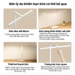 Đèn bàn học Xiaomi LED Desk Lamp 2 – Đèn bàn làm việc chống chói, ánh sáng dịu mắt, cảm ứng thông minh