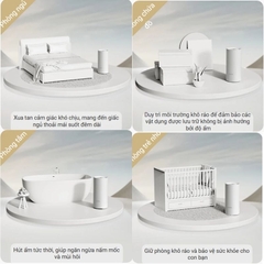 Máy Hút Ẩm Xiaomi 22L Smart Dehumidifier Bình chứa 4.5L  Điều Khiển App Mi Home sấy Quần Áo bảo hành 12 tháng