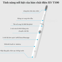 Bàn chải điện thông minh ILV T100-Giải pháp chăm sóc răng miệng toàn diện
