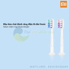 Bộ 2 đầu thay thế bàn chải điện xiaomi DR-BEI sonic loại sạch EB-N0202