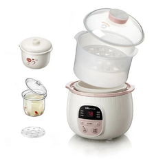 Nồi nấu chậm Bear SUBE001 dung tích 0.8L, 6 chức năng nấu ăn đa dạng