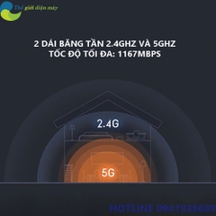 [Bản quốc tế] Bộ Phát Sóng Wifi Xiaomi Mi Router 4A Gigabit 128MB DDRB, tốc độ tối đa 1167Mbps