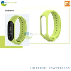 Dây đeo cao su thời trang cho đồng hồ thông minh Xiaomi Miband 3, Mi band 4