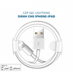 Cáp sạc Lightning dành cho Iphone Ipad