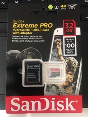Thẻ nhớ Sandisk 32G class 10 U3 extrem pro