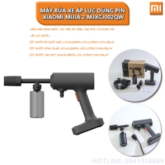 Máy rửa xe cao áp không dây Xiaomi Mijia gen 2 MJXCJ002QW