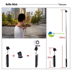 Gậy selfie cho camera thể thao, camera hành trình, camera phượt