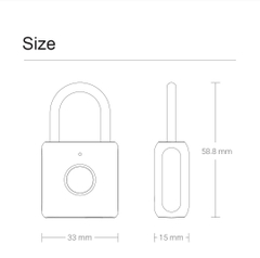 Ổ khóa vân tay Xiaomi Uodi Smart Padlock Kitty
