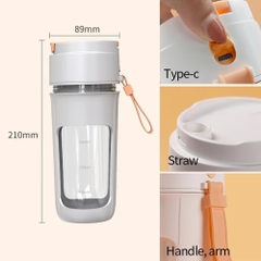 Máy xay sinh tố cầm tay không dây Xiaomi Zhenmi ZMGZ-J5 340ml