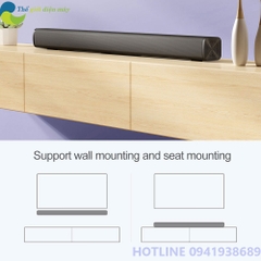 Loa soundbar TV Xiaomi Redmi hỗ trợ Bluetooth 5.0, S/PDIF, AUX