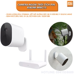 [Bản Quốc Tế] Camera Ngoài Trời Tích Pin Xiaomi MWC13 (set 2 camera + 1 đầu thu)