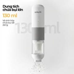 Máy hút bụi mini không dây Quange V01 – Máy hút bụi cầm tay lực hút mạnh 4000Pa – Pin 5000mAh – Dùng cho ô tô và gia đình
