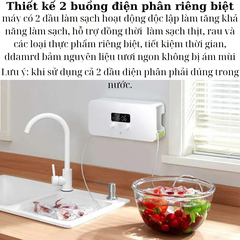 Máy khử trùng rau củ Xiaomi Mijia MJGSQXJ01MG - Sự lựa chọn thông minh cho gia đình bạn