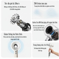 Máy Sấy Tóc Thông Minh Pinjing H01: Động Cơ Không Chổi Than – Đẳng Cấp Chăm Sóc Tóc Chuẩn Salon