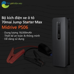 [Bản quốc tế] Bộ kích điện bình ắc quy xe ô tô Xiaomi 70mai Midrive PS06