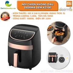 Nồi chiên không dầu Xiaomi Deerma Electric Owen (Air Fryer) DEM KZ100 (3L)