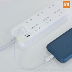 Ổ cắm điện Xiaomi Zmi CX05 6 cổng AC 2 cổng USB sạc nhanh tối đa 18W dài 1.8m