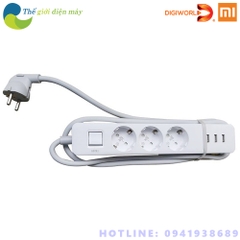 [Bản Quốc Tế] Ổ cắm điện Mi Power Strip - 3OUTLET 3USB