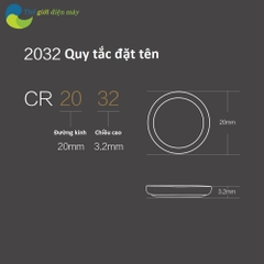 Bộ 5 pin cúc áo, pin đồng hồ Xiaomi ZMI 3V CR2032